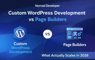 custom wordpress development vs page builders