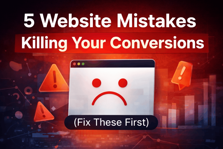 5 Mistakes Killing Your Conversions