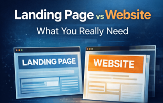 Landing Page vs Full Website - What You Really Need
